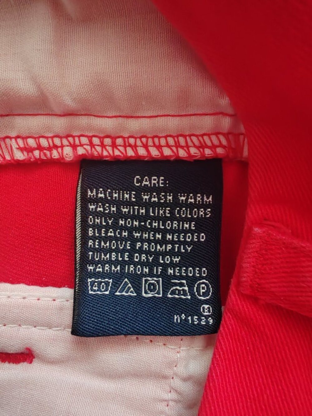 Ralph Lauren Sport Women's Red Chino Shorts Size 8 Cotton Classic Preppy - Picture 8 of 12